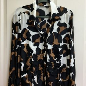 Long sleeved button down blouse